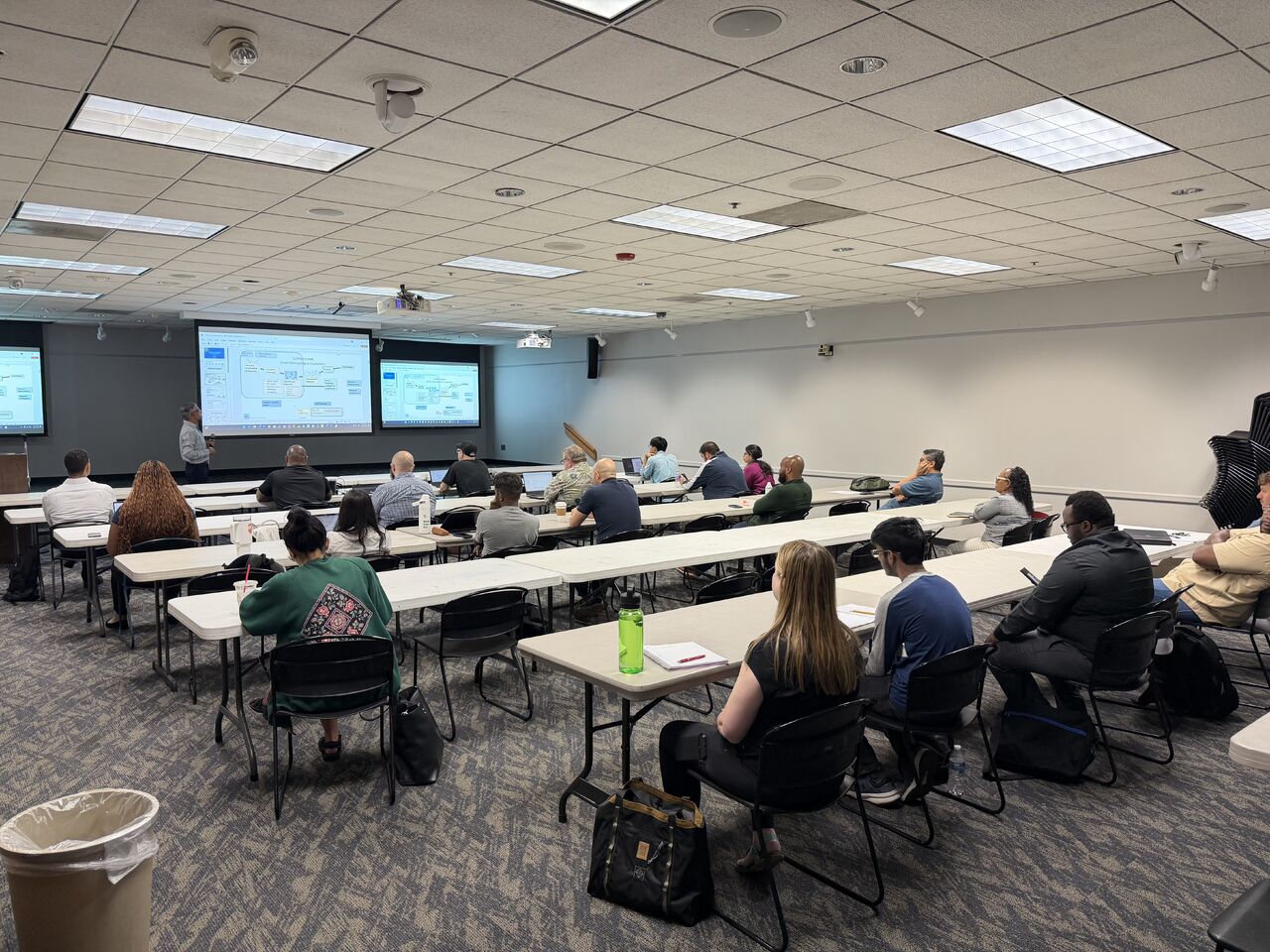 Attendees listening at a technical session during Day of Data Detroit in September 2026